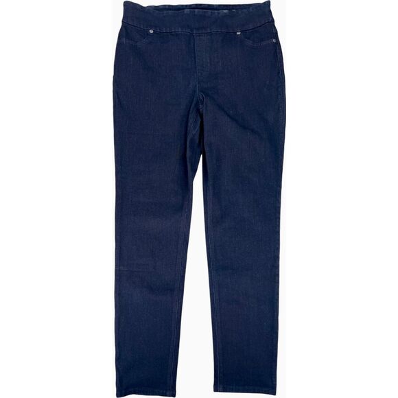 Chico’s Women’s Dark Wash Perfect Stretch Nicky Jegging Ankle Jeans 00 XS 2 - Picture 1 of 4